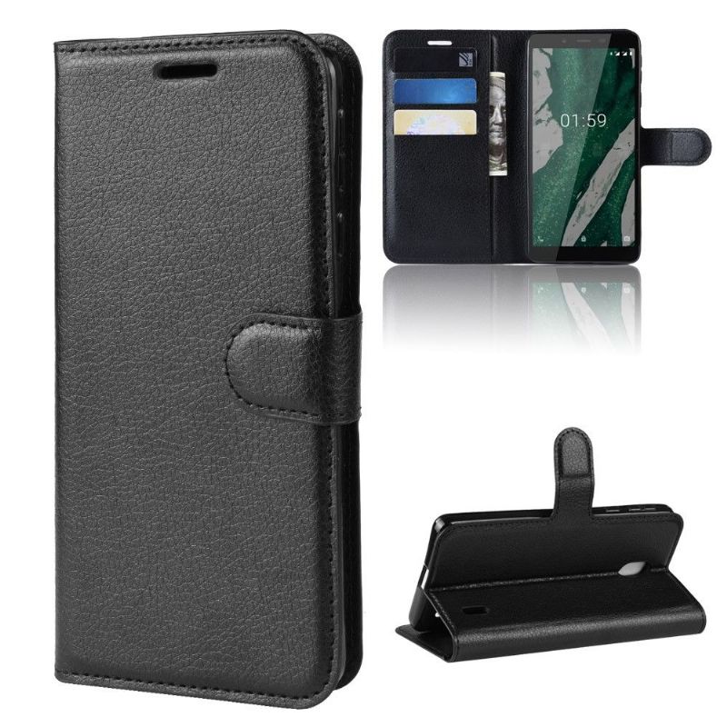 Pouzdra Na Nokia 1 Plus Peněženkové Pouzdro Stylová Kožená Peněženka