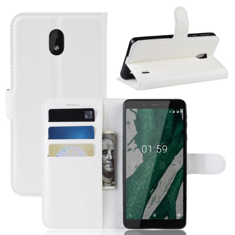Pouzdra Na Nokia 1 Plus Peněženkové Pouzdro Stylová Kožená Peněženka