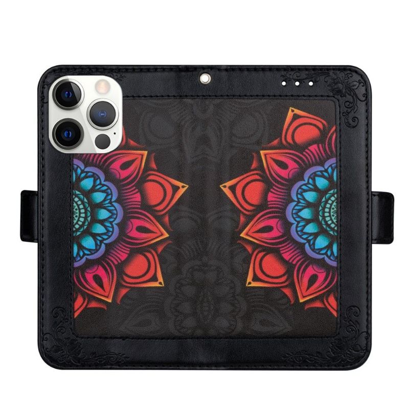 Flipové Pouzdro Na iPhone 13 Pro Max Barevná Mandala Lady