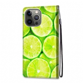Flipové Pouzdro Na iPhone 13 Pro Max Citron
