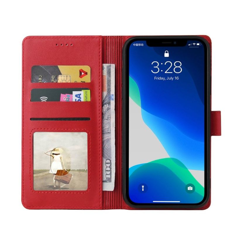 Flipové Pouzdro Na iPhone 13 Pro Max Držák Karty Řady 009