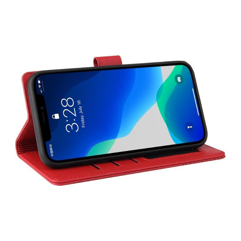 Flipové Pouzdro Na iPhone 13 Pro Max Držák Karty Řady 009