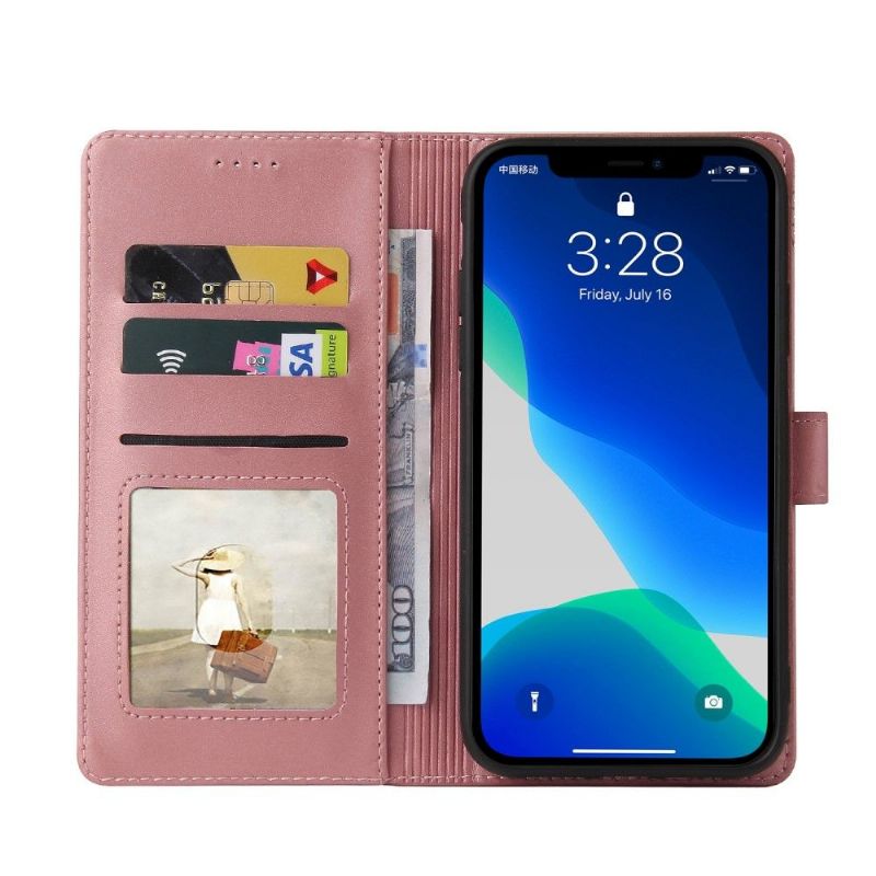 Flipové Pouzdro Na iPhone 13 Pro Max Držák Karty Řady 009