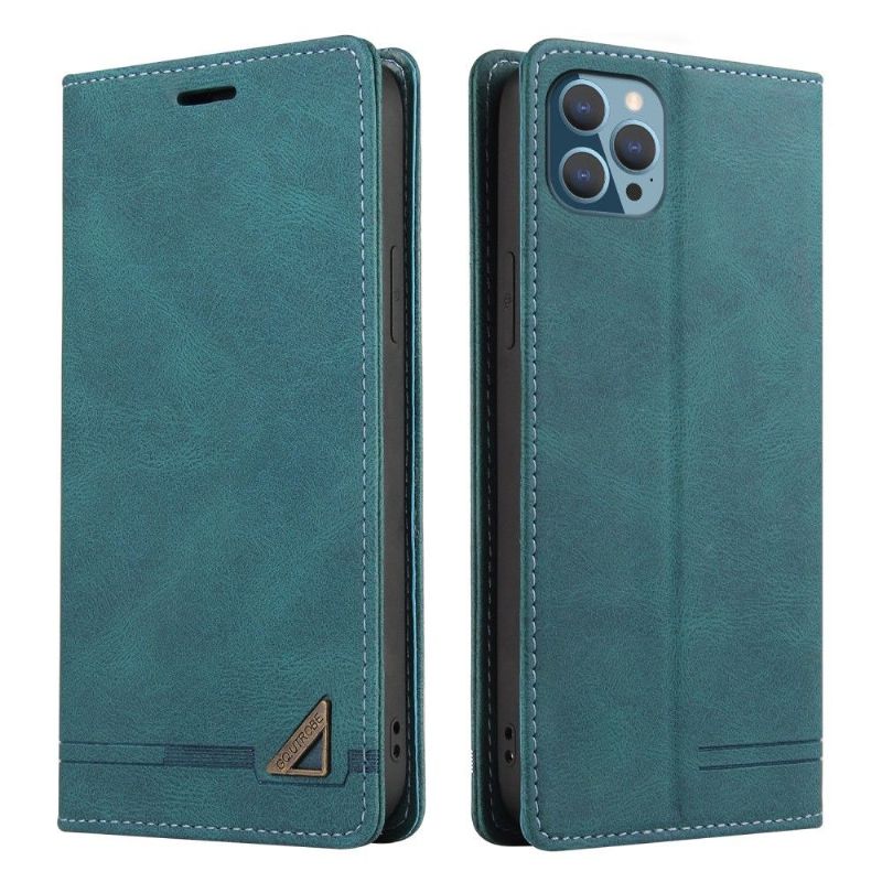 Flipové Pouzdro Na iPhone 13 Pro Max Gq.utrobe Faux Leather Retro