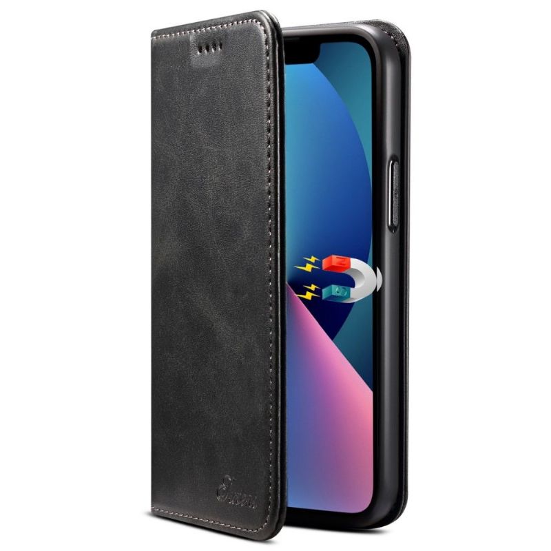 Flipové Pouzdro Na iPhone 13 Pro Max Kožené Pouzdro Kůže Ve Stylu Překlápění