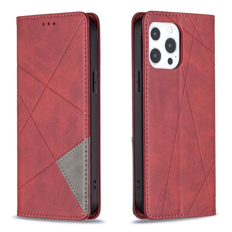 Flipové Pouzdro Na iPhone 13 Pro Max Kožený Držitel Karty Ve Stylu Célinia