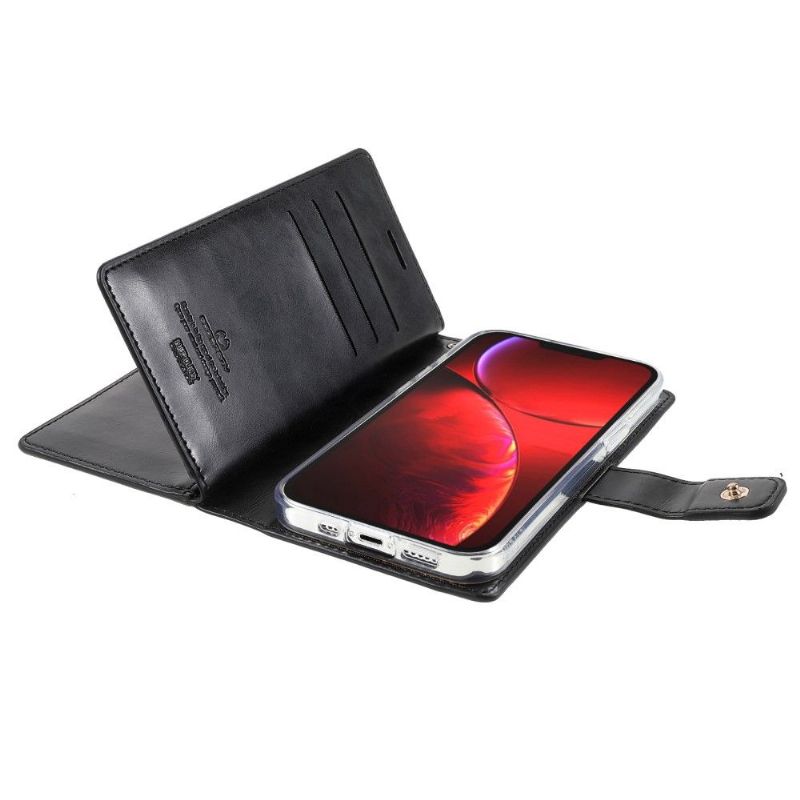Flipové Pouzdro Na iPhone 13 Pro Max Mansoor Imitace Kůže