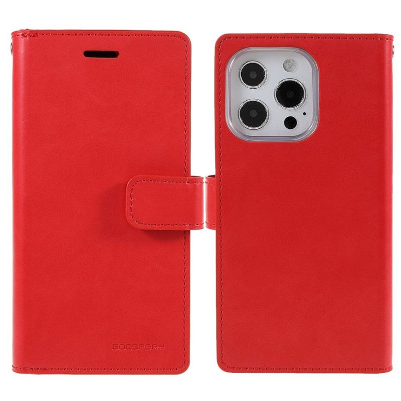 Flipové Pouzdro Na iPhone 13 Pro Max Mansoor Imitace Kůže