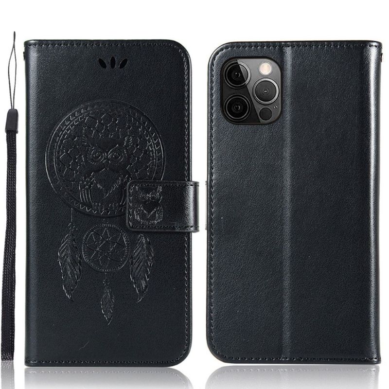Flipové Pouzdro Na iPhone 13 Pro Max Sova Lapač Snů