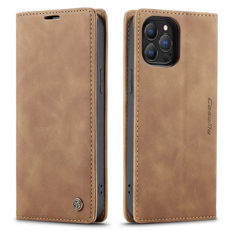 Kožené Pouzdro Na iPhone 13 Pro Max Golia Z Imitace Kůže
