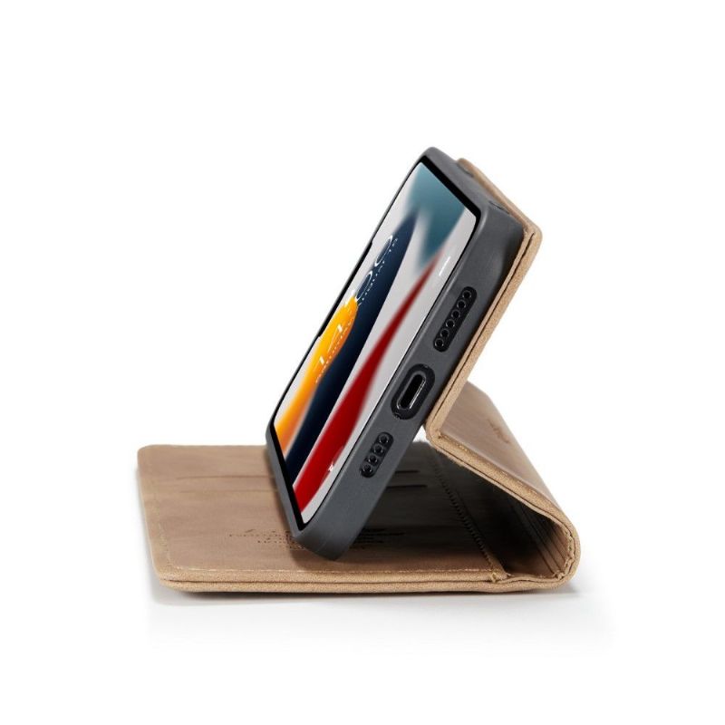 Kožené Pouzdro Na iPhone 13 Pro Max Golia Z Imitace Kůže