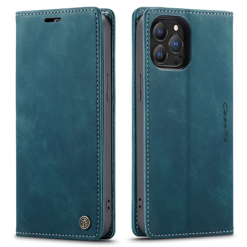 Kožené Pouzdro Na iPhone 13 Pro Max Golia Z Imitace Kůže