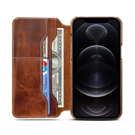 Kožené Pouzdro Na iPhone 13 Pro Max Vintage Kůže