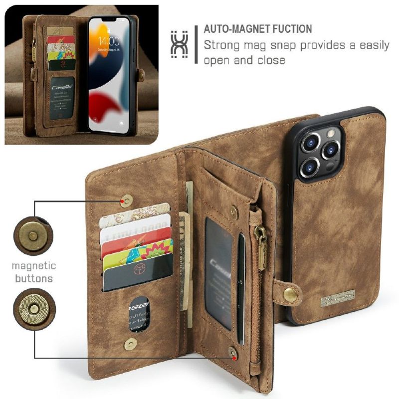 Kryt Flipové Pouzdro Na iPhone 13 Pro Max 2v1 Magnetický