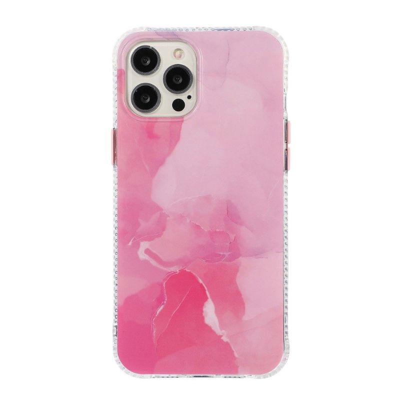 Kryt Na iPhone 13 Pro Max Barvy Mramorových Tlačítek