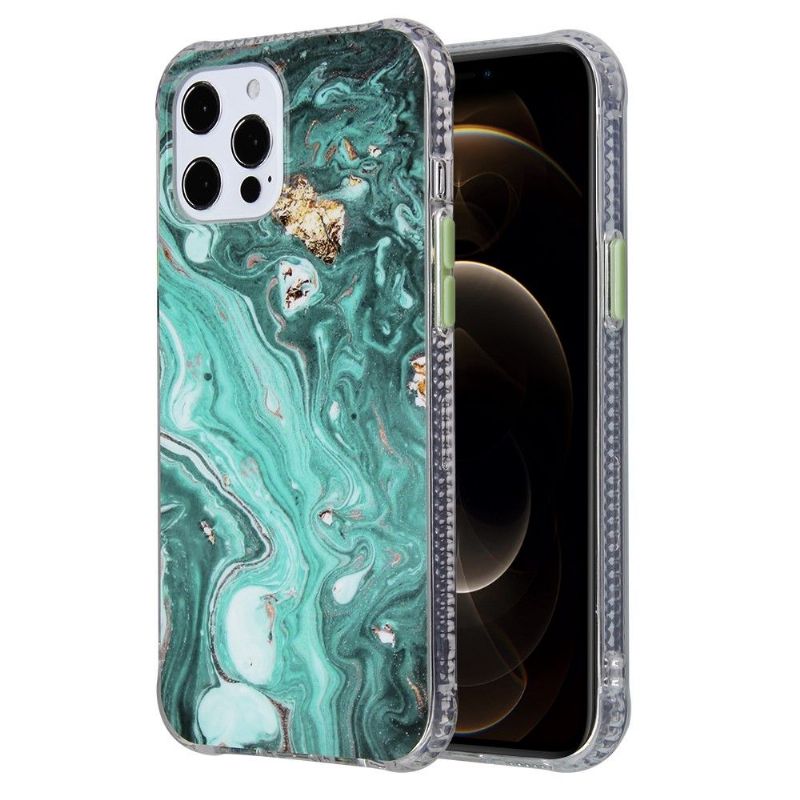 Kryt Na iPhone 13 Pro Max Barvy Mramorových Tlačítek