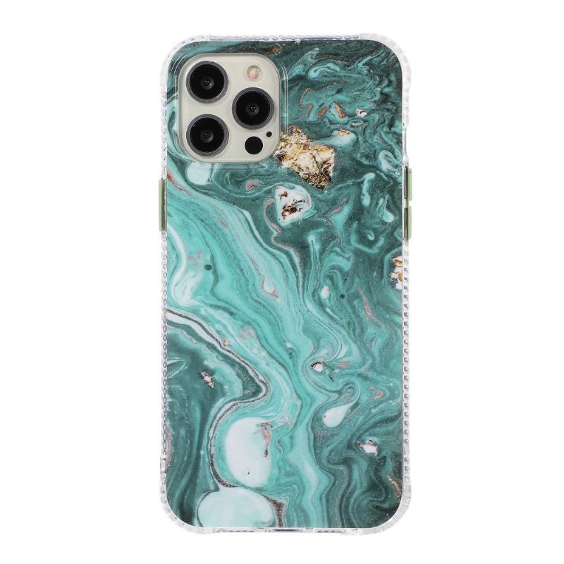 Kryt Na iPhone 13 Pro Max Barvy Mramorových Tlačítek