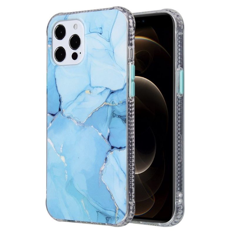 Kryt Na iPhone 13 Pro Max Barvy Mramorových Tlačítek