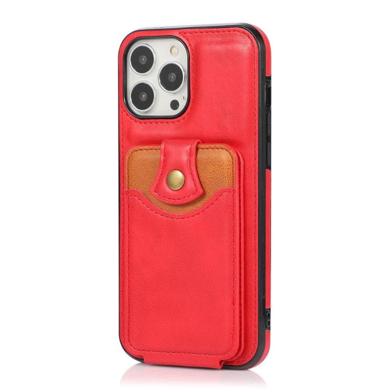Kryt Na iPhone 13 Pro Max Držák Karty Se Švy