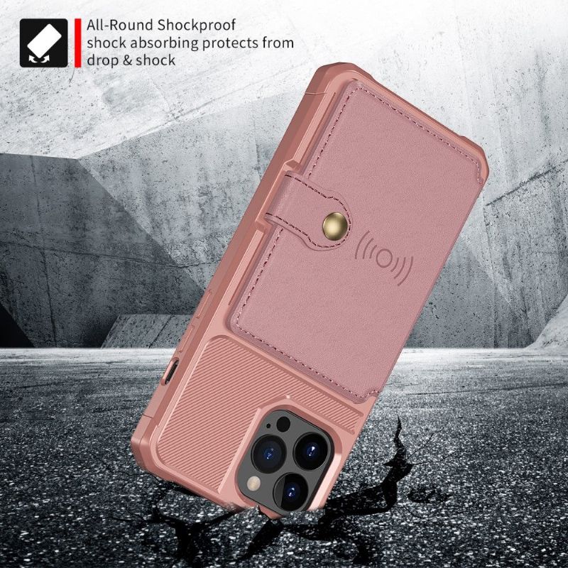 Kryt Na iPhone 13 Pro Max Držák Karty Zm03