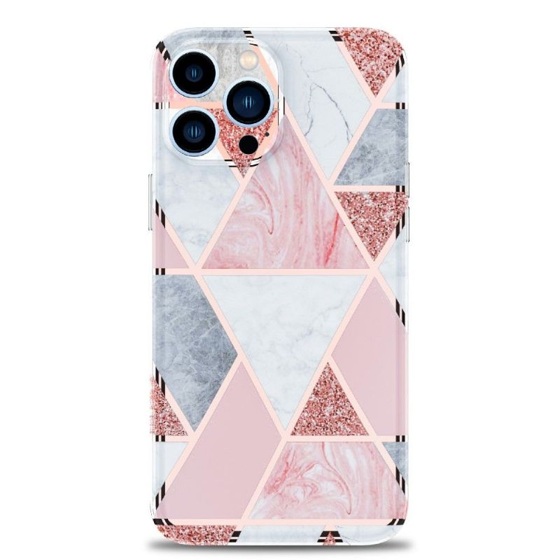 Kryt Na iPhone 13 Pro Max Geometrie Mramoru