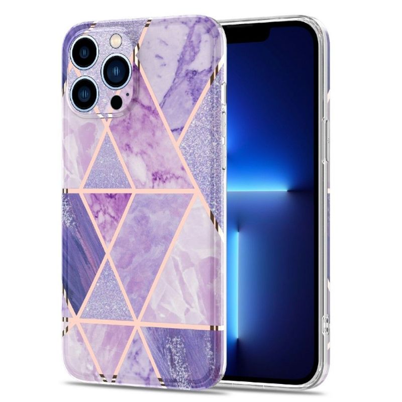 Kryt Na iPhone 13 Pro Max Geometrie Mramoru
