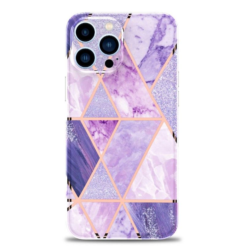 Kryt Na iPhone 13 Pro Max Geometrie Mramoru