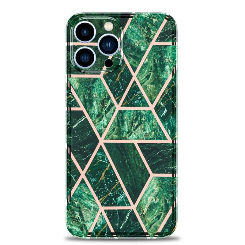 Kryt Na iPhone 13 Pro Max Geometrie Mramoru