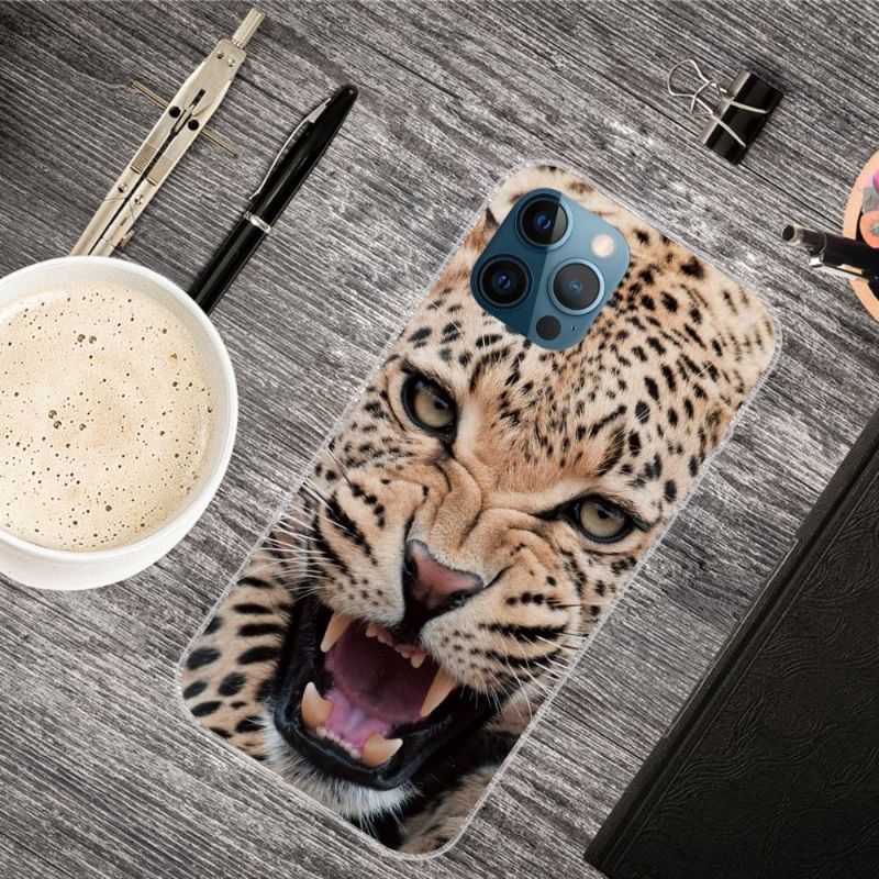Kryt Na iPhone 13 Pro Max Leopard Řvoucí