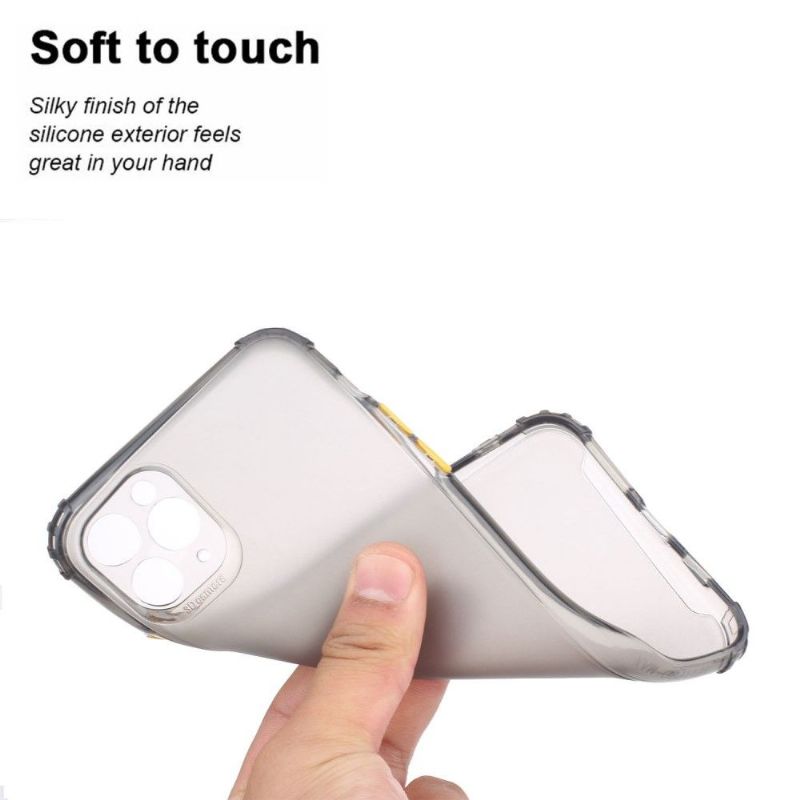 Kryt Na iPhone 13 Pro Max Poloprůhledné S Barevnými Tlačítky
