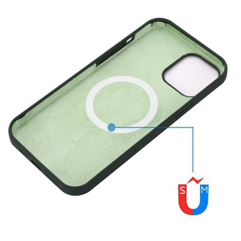 Kryt Na iPhone 13 Pro Max Tekutý Silikon S Magsafe