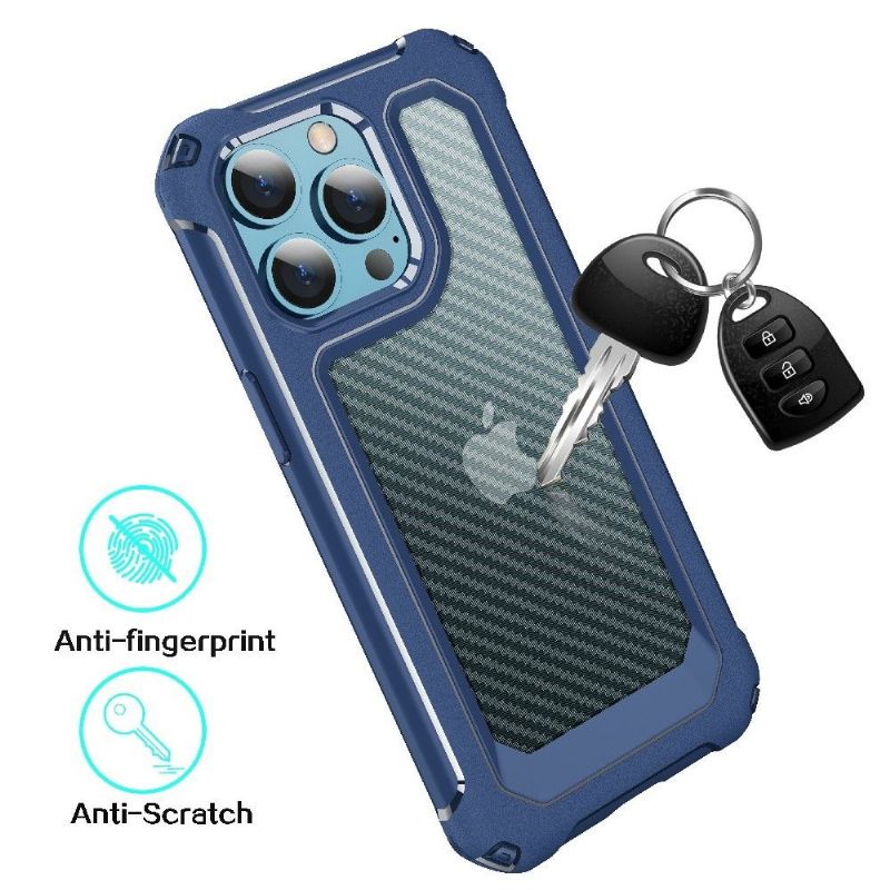 Kryt Na iPhone 13 Pro Max Vymazat Styl Uhlíkových Vláken