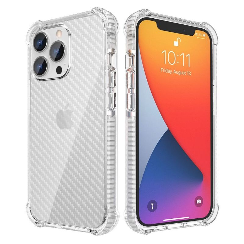 Kryt Na iPhone 13 Pro Max Čiré Uhlíkové Vlákno