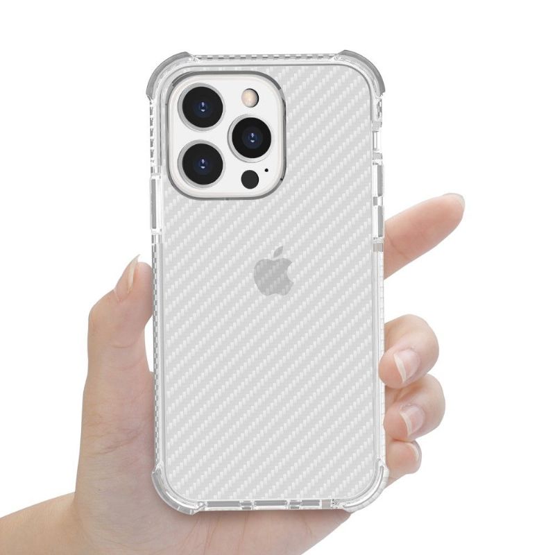 Kryt Na iPhone 13 Pro Max Čiré Uhlíkové Vlákno