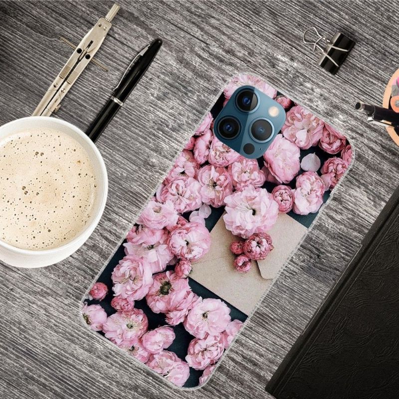 Kryty Na Mobil Na iPhone 13 Pro Max Růžový Květ