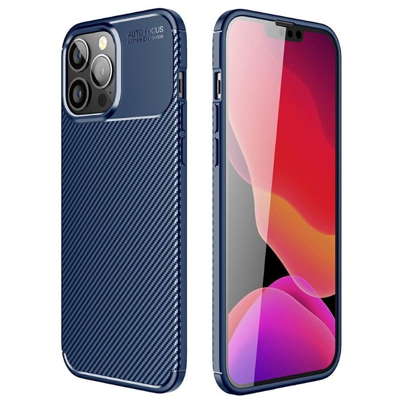 Kryty Na Mobil Na iPhone 13 Pro Max Styl Uhlíkových Vláken