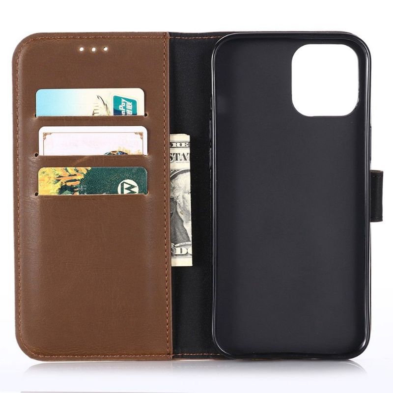 Pouzdra Na iPhone 13 Pro Max Flipové Pouzdro Retro Umělá Kůže