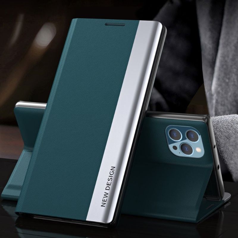 Pouzdra Na iPhone 13 Pro Max Obchodní Magnet S Koženým Efektem