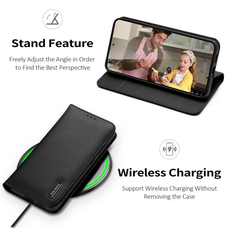 Kožené Pouzdro Folio Samsung Galaxy S26 Plus Řada Hivo Dux Ducis