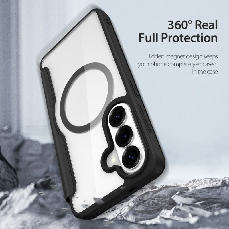 Kožené Pouzdro Samsung Galaxy S26 Plus Kryty Na Mobil Magnetické Pouzdro Skin X Pro Dux Ducis