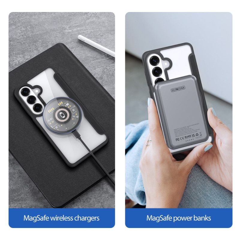 Kožené Pouzdro Samsung Galaxy S26 Plus Kryty Na Mobil Magnetické Pouzdro Skin X Pro Dux Ducis