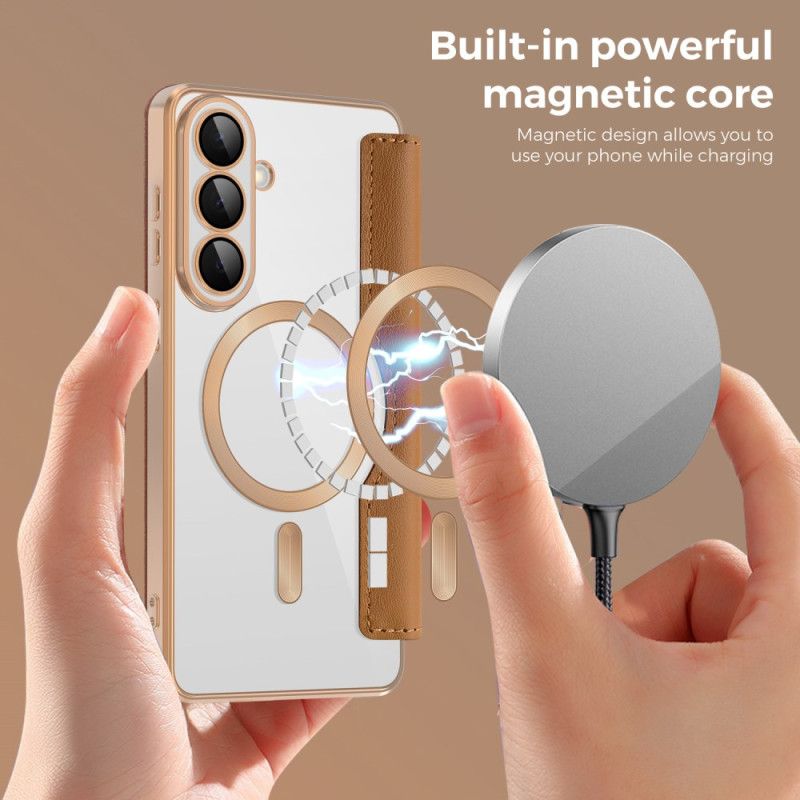 Kožené Pouzdro Samsung Galaxy S26 Plus Polstrovaný Držák Rfid Karty