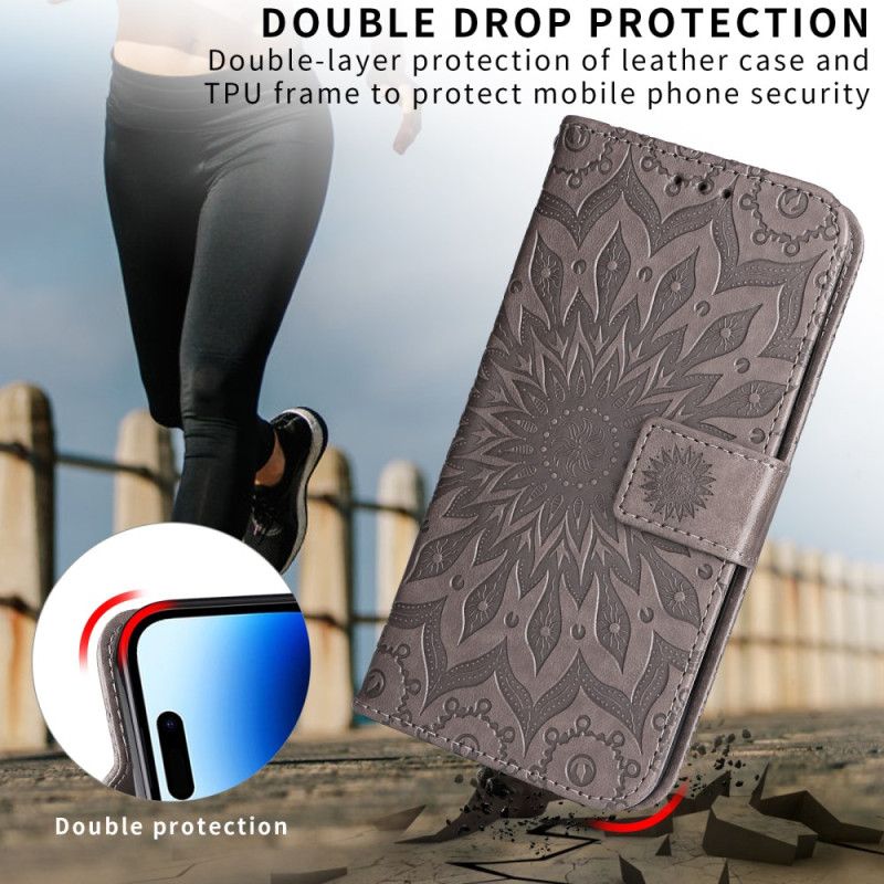 Kožený Kryt Na Samsung Galaxy S26 Plus Mandala