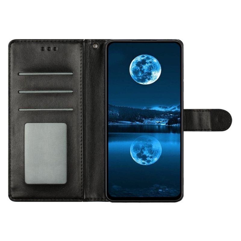 Kožený Kryt Samsung Galaxy S26 Plus Efekt Obyčejné Kůže