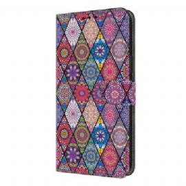 Kožený Kryt Samsung Galaxy S26 Plus Etnický Vzor