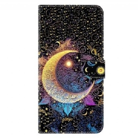 Kožený Kryt Samsung Galaxy S26 Plus Jasný Měsíc