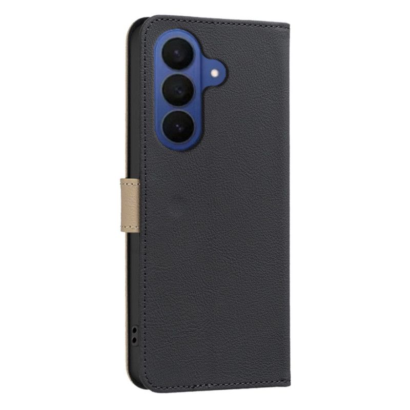 Kožený Kryt Samsung Galaxy S26 Plus Květinová Binfen Colo