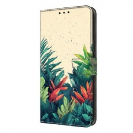 Kožený Kryt Samsung Galaxy S26 Plus Listy