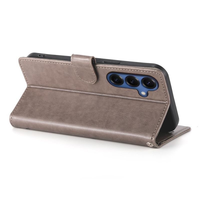 Kožený Kryt Samsung Galaxy S26 Plus Malé Květiny