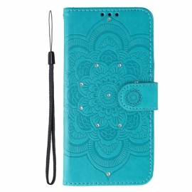 Kožený Kryt Samsung Galaxy S26 Plus Mandala A Kamínky